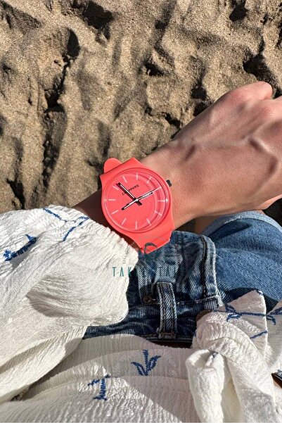 Northwatch Pembe Takvim Aktif Silikon Unisex Kol Saati