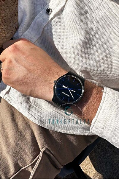 Northwatch Siyah Takvim Aktif Silikon Unisex Kol Saati