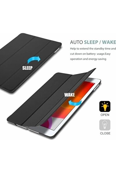 ÜNİCELL Ipad 7. 8. 9. Nesil 10.2 Uyumlu Kılıf Smart Case Yatay Standlı 360 Tam Koruma Kılıf