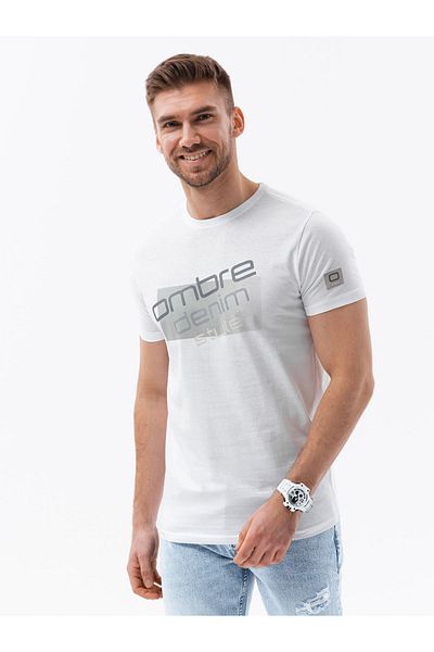 OMBRE Bedrucktes T-Shirt S1749