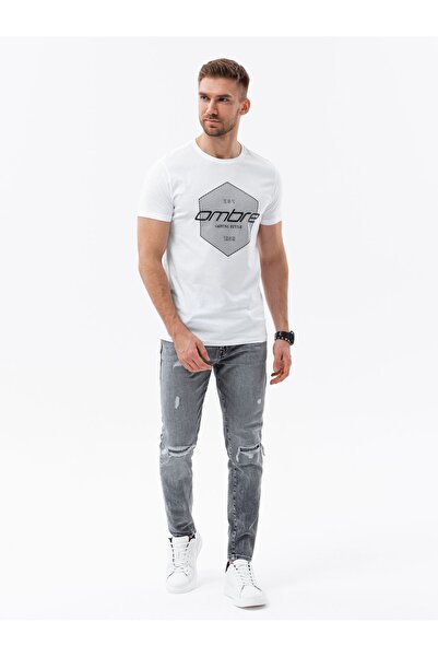 OMBRE Bedrucktes T-Shirt S1753