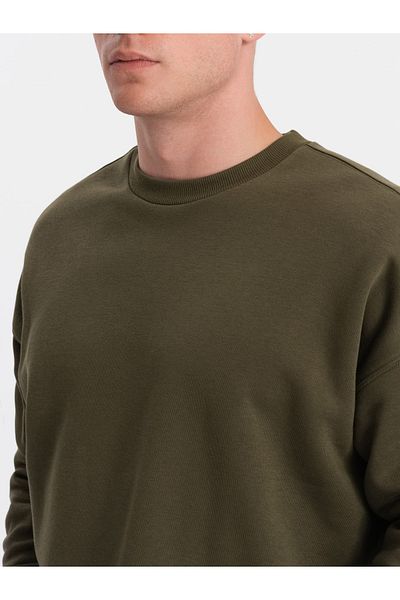 OMBRE Sweatshirt mit T-Shirt-Imitat OM-SSNZ-0126