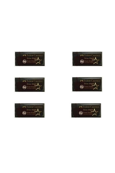 Faber Castell Faber-Castell Exam Eraser Exam Eraser 4.5Cm Medium Size 6 Pieces