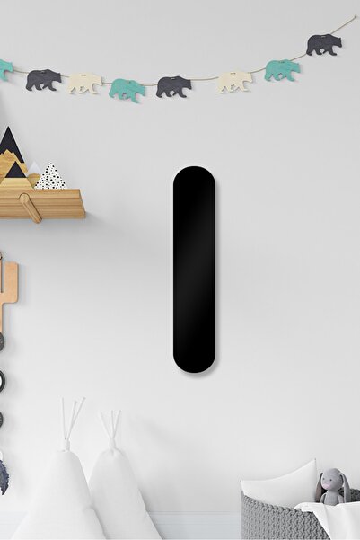 AHWALL Literele I - Decor de perete din lemn completabil pentru scrierea numelui