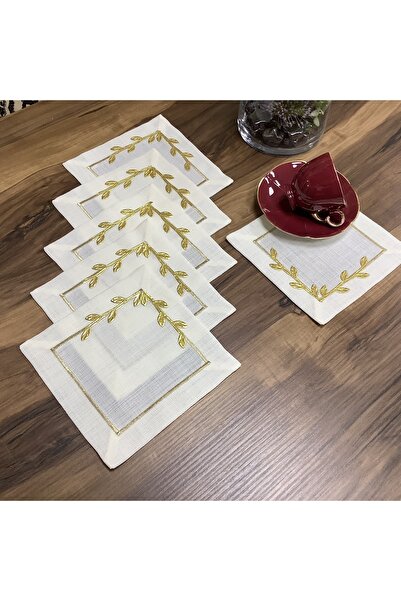 OYA home Coffee Under Presentation Napkin - Crown Gold - Pack of 6