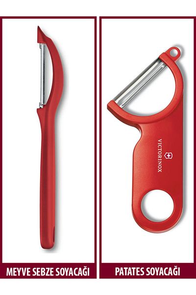 Victorinox 2-Piece Peeler Set (Potato-Fruit, Vegetable)