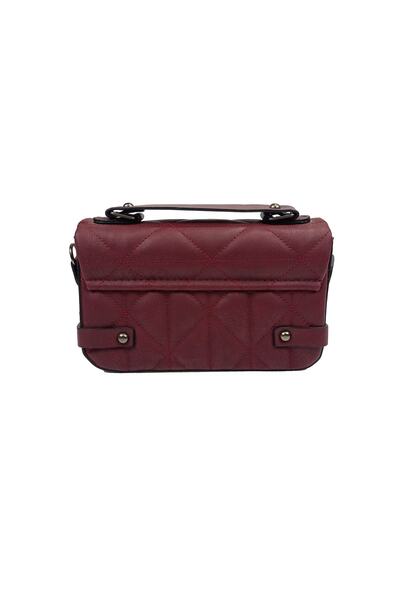 Sia Çanta SİA ÇANTA Kapitone Desenli, Kutu Model Kilitli Kapak Elde Tutmalı Çapraz Askılı Çanta