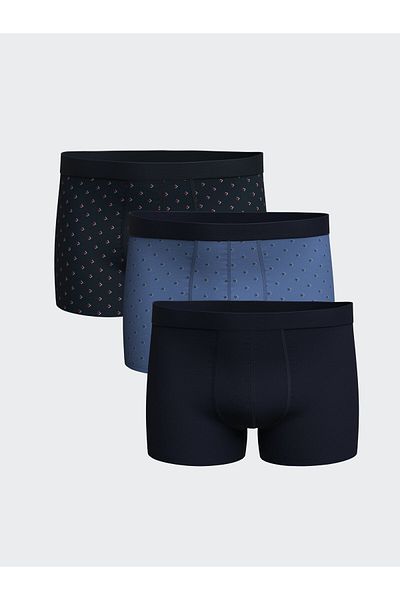 LC Waikiki Ανδρικά Boxers 3 τεμαχίων - Standard Fit, Flexible Fabric