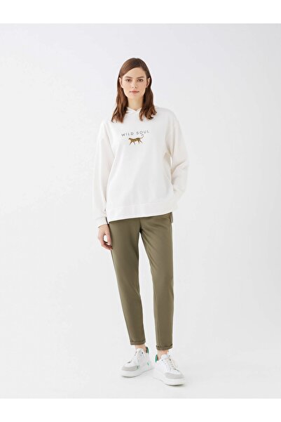 LC Waikiki Dámské rovné tepláky s elastickým pasem