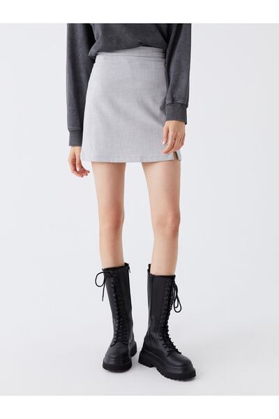 LC Waikiki Női egyenes szoknya - rugalmas derék