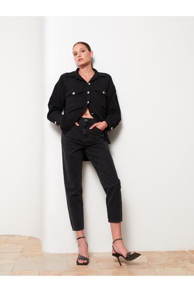 LC Waikiki Γυναικείο τζιν παντελόνι ψηλόμεσο Mom Fit