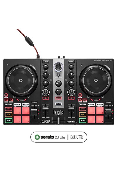 HERCULES DJ оборудване, Hercules, DJControl Inpulse 200 MK2, USB, 195 x 320 x...