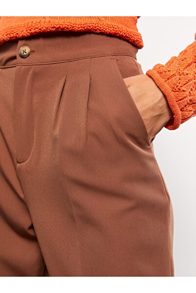 LC Waikiki Rovné dámské kalhoty standardního střihu