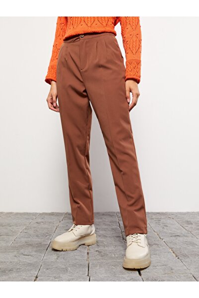 LC Waikiki Rovné dámské kalhoty standardního střihu