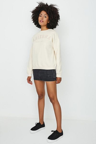Select Moda Women's Smoked Cargo Pocket Mini Denim Skirt