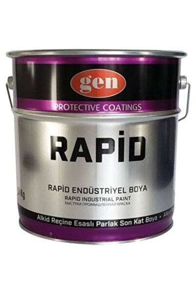 gen endüstriyel rapid selülözik yağlı boya parlak beyaz 2,750 kg