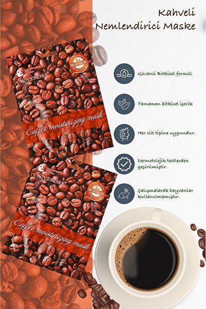 Uniquem Kahve Özlü Nemlendirici Yüz Bakım Maskesi Coffee Paper Mask Xlm91