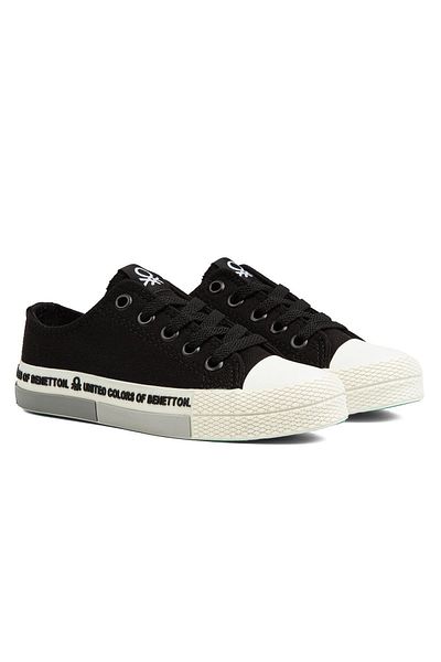 Benetton ®| BN-70019 - Black - Kids Sneakers