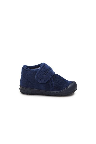 Vicco Color Model Comfortable Fit Men's Preschool Baby and Children's Home Shoes - Navy Blue Slippers