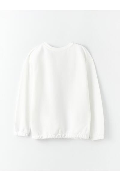 LC Waikiki Girl - Crew Neck Printed Long Sleeve Sweatshirt and Sweatpants