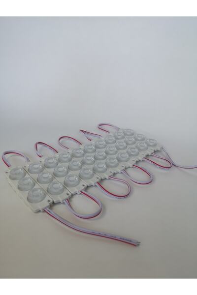 Carub 10 ADET Camlı Parmak Led Lamba Beyaz 12 Volt