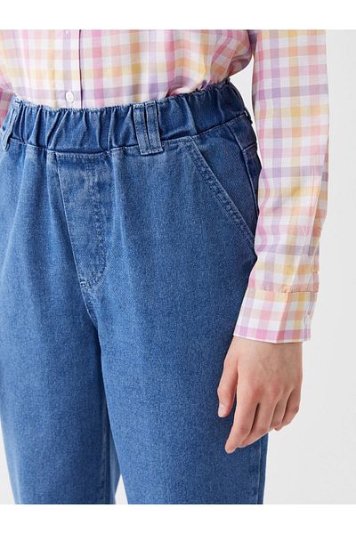 LC Waikiki Pantaloni drepti de damă cu talie înaltă