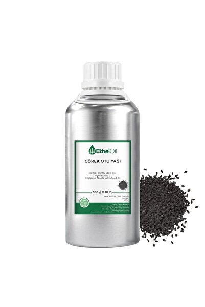 Etheloil Çörek Otu Yağı - - 500 gr - %100 Saf Ve Doğal Sabit Yağ – Üretici Fi...