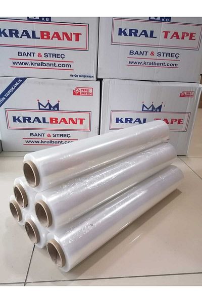 Kral Bant Koli Bandı 17 Micron 300 Meter Stretch Film 6 Pieces
