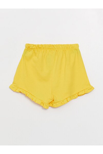 LC Waikiki Elastic Waist Baby Girl Shorts 2-Piece