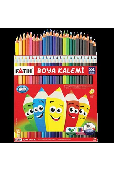 Fatih Dry Paint Cardboard Box Full Size 24 Pieces 33225 / Fatih