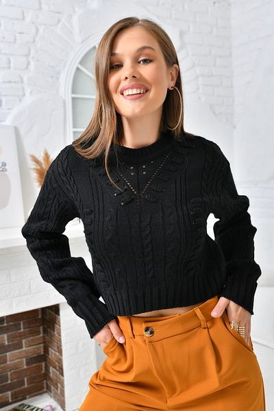VOLT CLOTHİNG Pulover de damă tricotaj cu model