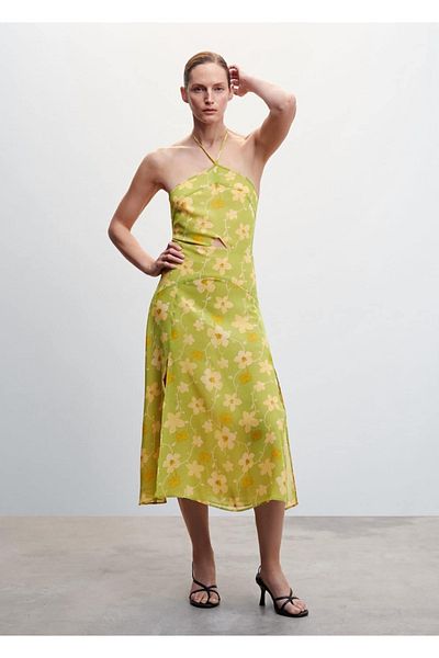 MANGO Woman Φόρεμα με λουλουδάτο σχέδιο