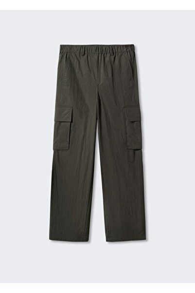 MANGO Woman Cepli Kargo Pantolon