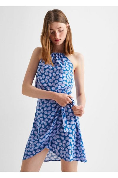 Mango Teen Rochie albastru inchis pentru copii