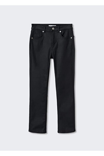 MANGO Woman Düz Kesim Mumlu Jean