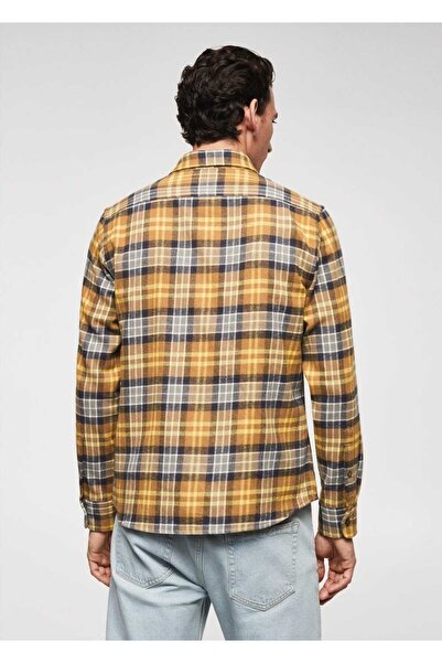 MANGO Man Kareli Oduncu Gömlek