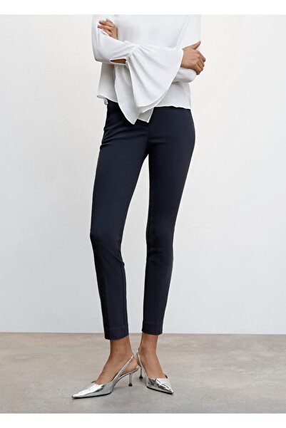 MANGO Woman Cropped Skinny Pantolon