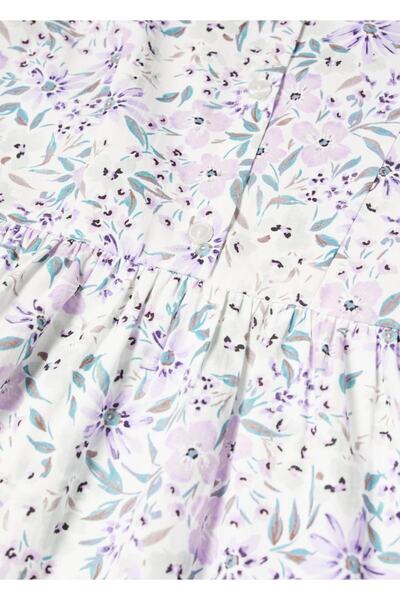 MANGO Kids Çiçek Desenli Elbise