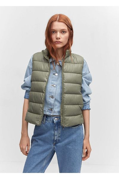 MANGO Woman Quilted lightweight vest