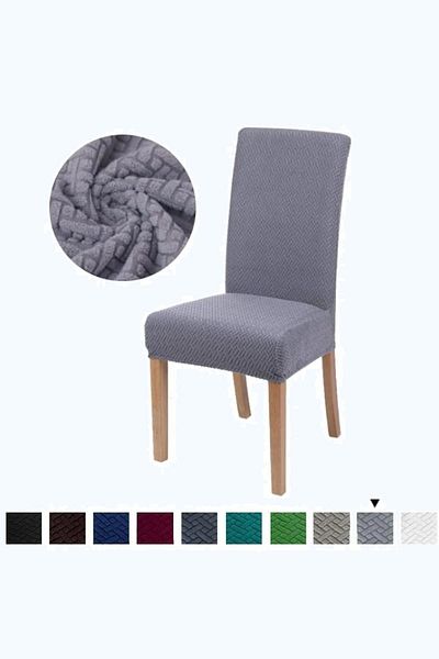 SAHİBNUR Κάλυμμα καρέκλας με μοτίβο από ύφασμα Lycra Straw-Tile, Ελαστικό, Ευέλικτο, Κάλυμμα καρέκλας υψηλής ποιότητας 1 τεμάχιο