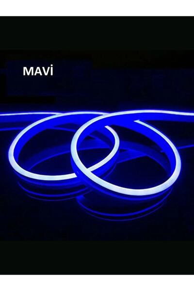Cata Ct-4554 Neon Esnek Şerit Led 220v Mavi 15 Metre Fiş (TAK ÇALIŞTIR)