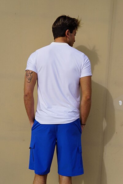 Remsa Mayo Ανδρικό σορτς τσέπης Blue Sea Cargo Plain 444 Saks