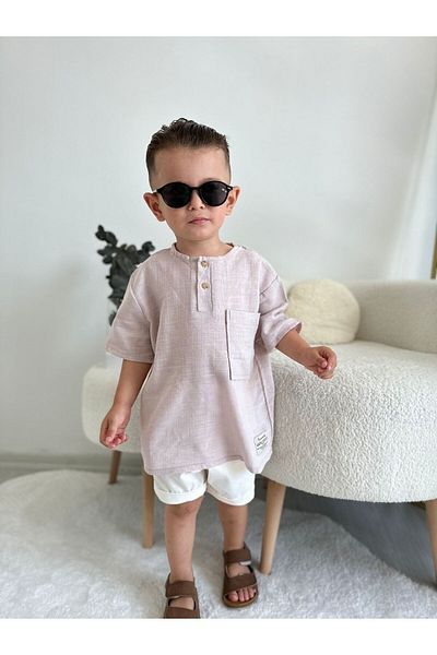 favorimkids Low Sleeve Top Linen
