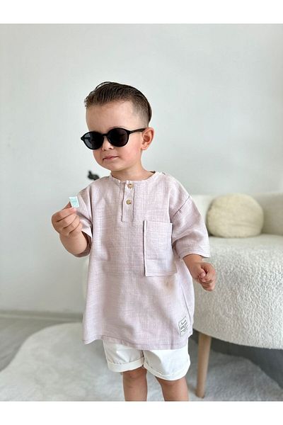 favorimkids Low Sleeve Top Linen