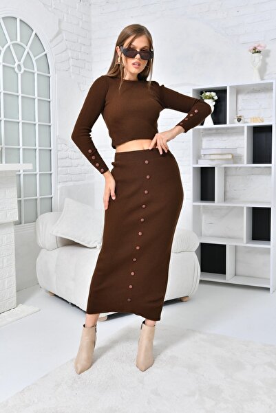 VOLT CLOTHİNG Női kötöttáru szoknya öltöny