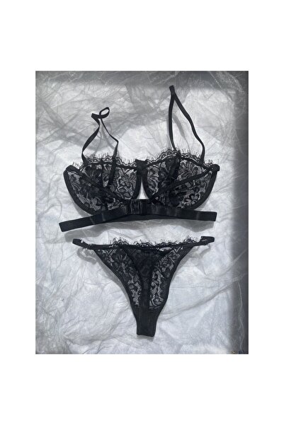 BLUEAVCI TRANSPARAN TÜL SÜTYEN TAKIM