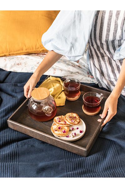 Esci Design Wooden Tray - Wooden Presentation Holder - Breakfast Tray - Trend Tray - Vip Tray