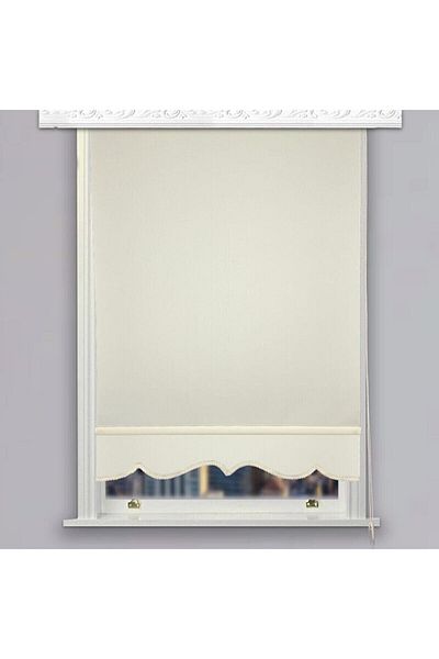 BigPazar Cream Oygulu Mechanism Roller Blinds
