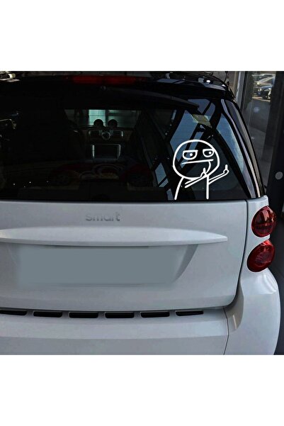 BENİMSER REKLAM Orta Parmak Motor Kask Araba Oto Sticker