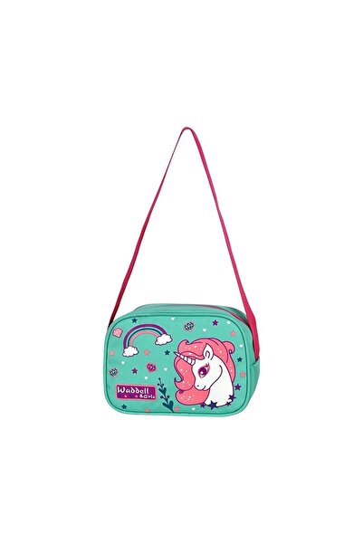TRENDKEF Cute Unicorn Turquoise First School Bag and Lunch PBW8900